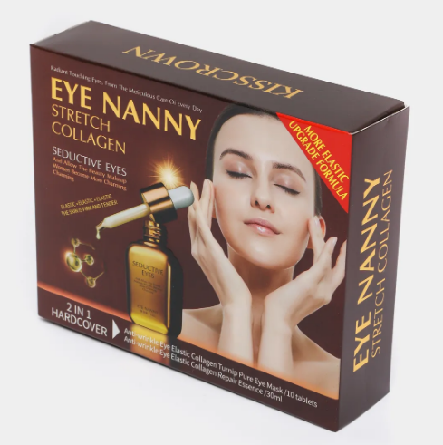 Набор 2 в1 гидрогелевые патчи для глаз и сыворотка для лица с коллагеном Eye Nanny Stretch Collagen - фото 1 - id-p198249651