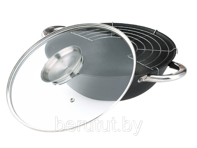Казан - вок 3.1л с крышкой BEKKER BK-641