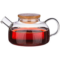 Заварочный чайник Бочонок из термостойкого стекла 1000мл