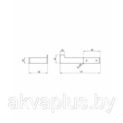 Держатель для туалетной бумаги Deante Mokko ADM A211 (белый) - фото 3 - id-p197351656