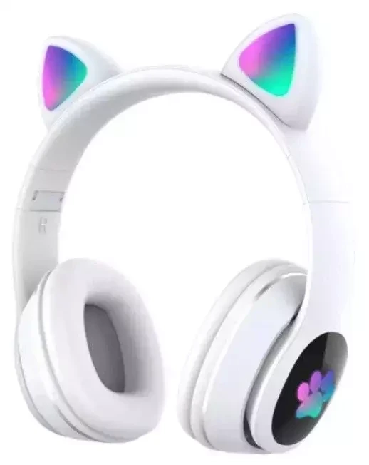 Беспроводные наушники Wireless Headset Cat Ear L400 (белый) - фото 1 - id-p198308937