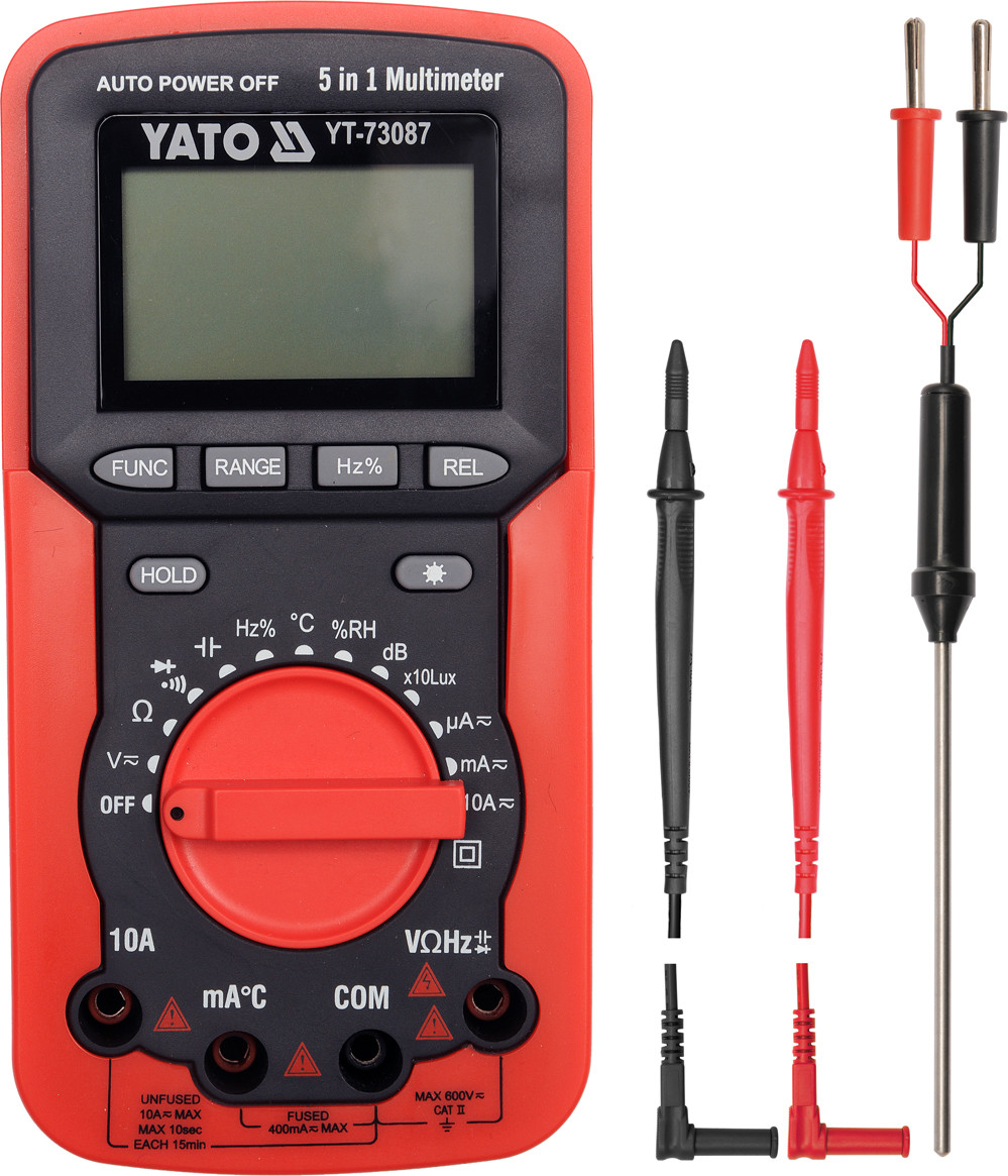 Мультиметр 5 в 1 Yato YT-73087