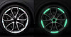 Светоотражающие наклейки на колеса автомобиля / скутера / велосипеда, набор 20 штук, фото 6