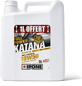 Масло IPONE FULL POWER KATANA 10W50 моторное,100% Synthetic with Ester, 5 л