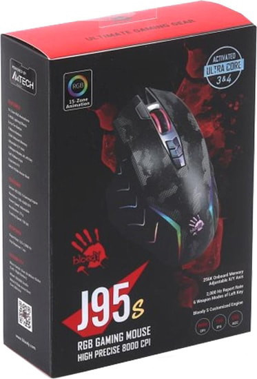 Игровая мышь A4Tech Bloody J95S Satellite - фото 4 - id-p198342748