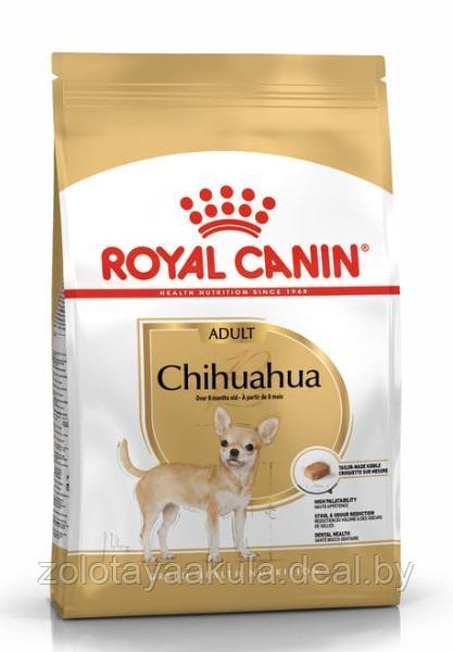 Корм ROYAL CANIN Chihuahua Adult 3кг для собак породы чихуахуа в возрасте с 8 мес - фото 1 - id-p198342666