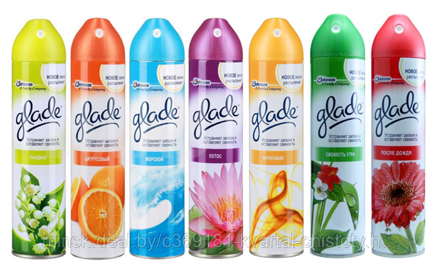 Освежитель воздуха Glade, аэрозоль, аромат в ассортименте, 300 мл, РФ