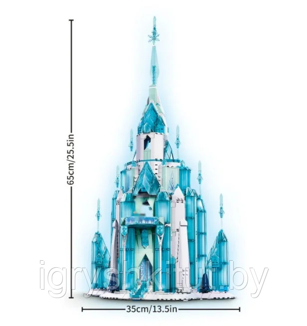Конструктор "Ледяной замок", 1709 дет., 9 фигурок - фото 3 - id-p198352210