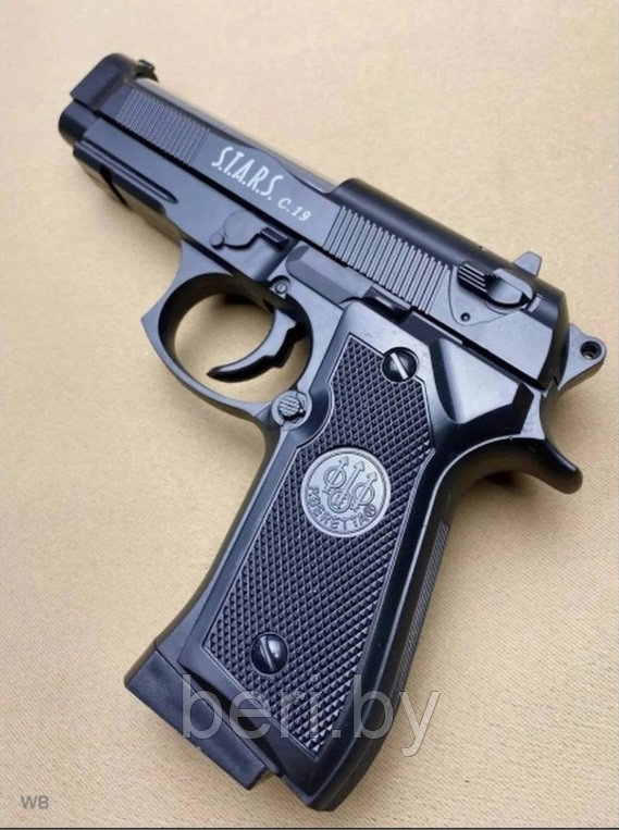 C.19 Детский металлический пневматический пистолет Airsoft Gun - фото 5 - id-p198352258