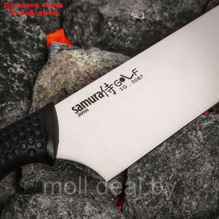 Нож кухонный "Samura GOLF" шеф, лезвие 24 см, AUS-8 - фото 3 - id-p198326708