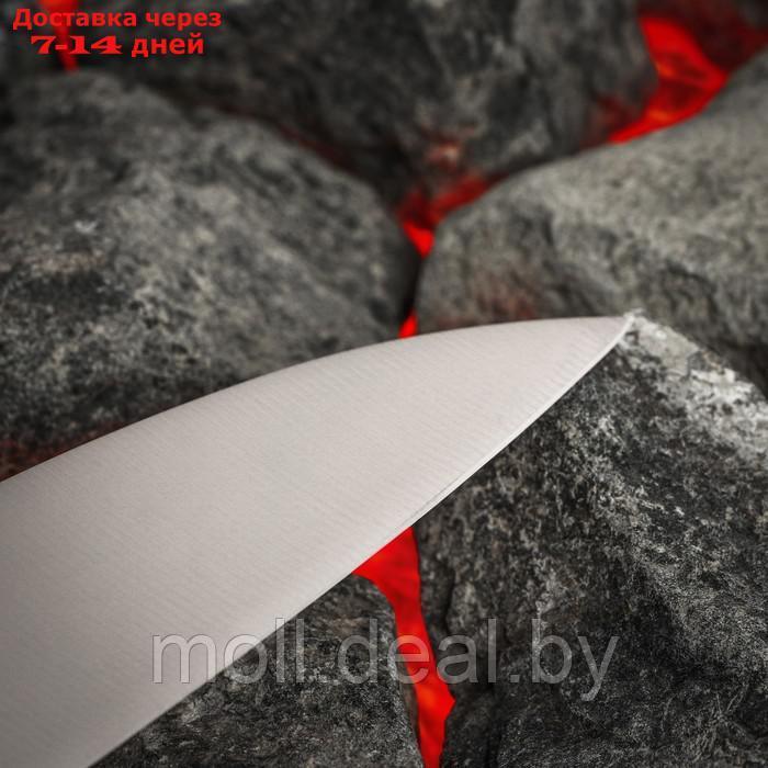 Нож кухонный "Samura GOLF" шеф, лезвие 24 см, AUS-8 - фото 4 - id-p198326708