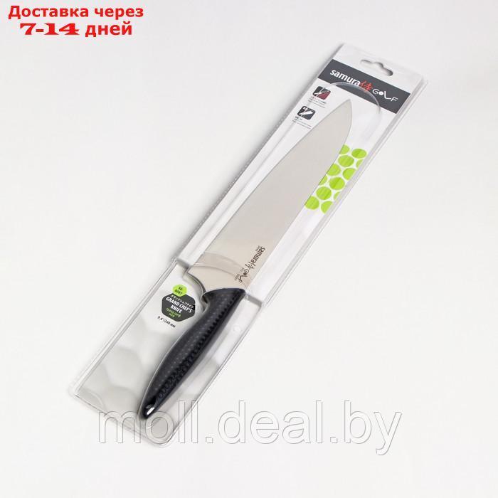 Нож кухонный "Samura GOLF" шеф, лезвие 24 см, AUS-8 - фото 5 - id-p198326708
