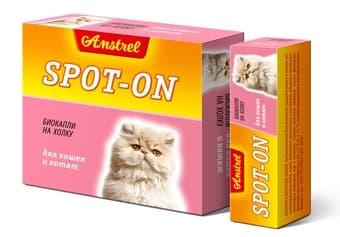 БИОкапли антипаразитарные для кошек и котят Amstrel "Stop-on" - фото 1 - id-p198355319