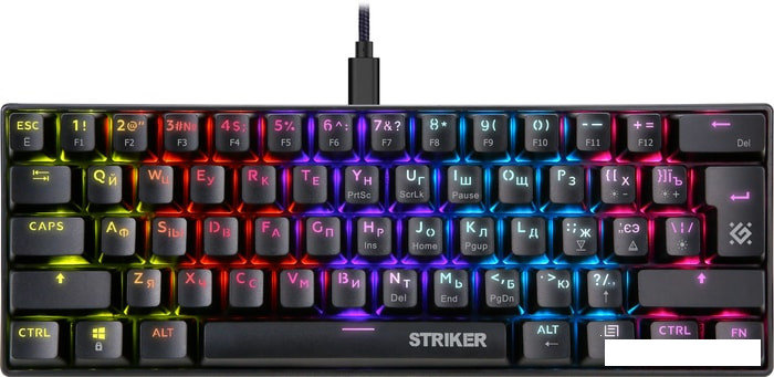 Клавиатура Defender Striker GK-380L, фото 2