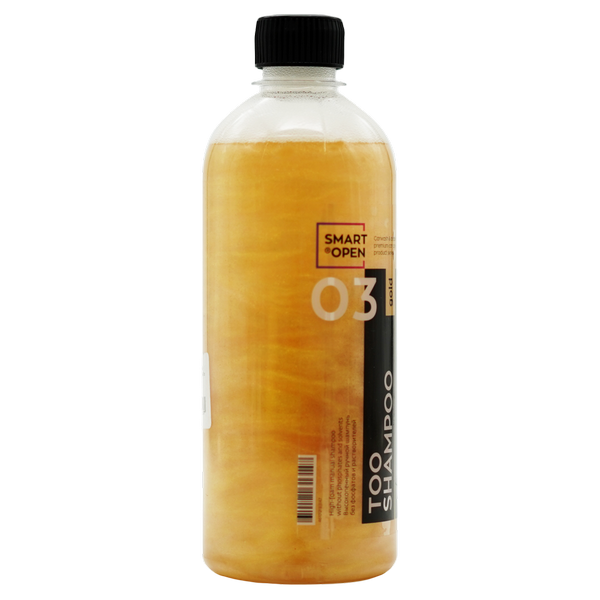 03 TOO SHAMPOO GOLD - высокопенный ручной шампунь без фосфата и растворителей SmartOpen, 500мл - фото 2 - id-p198364151