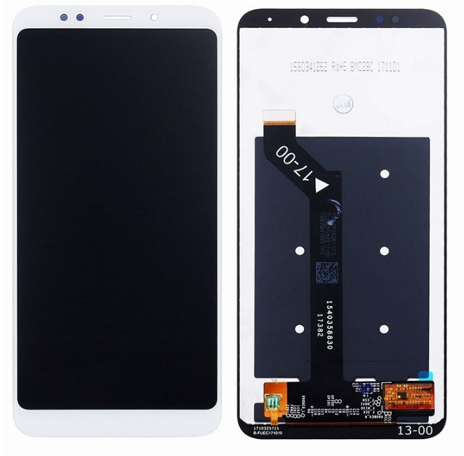 LCD дисплей для Xiaomi Redmi 5 Plus с тачскрином, белый - фото 1 - id-p198364088