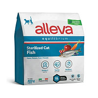 Сухой корм для кошек Alleva Equilibrium Sterilized Cat Fish с рыбой 0.4 кг