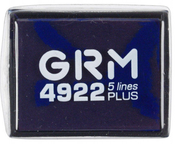 Подушка штемпельная сменная GRM  GRM 4922+, синяя