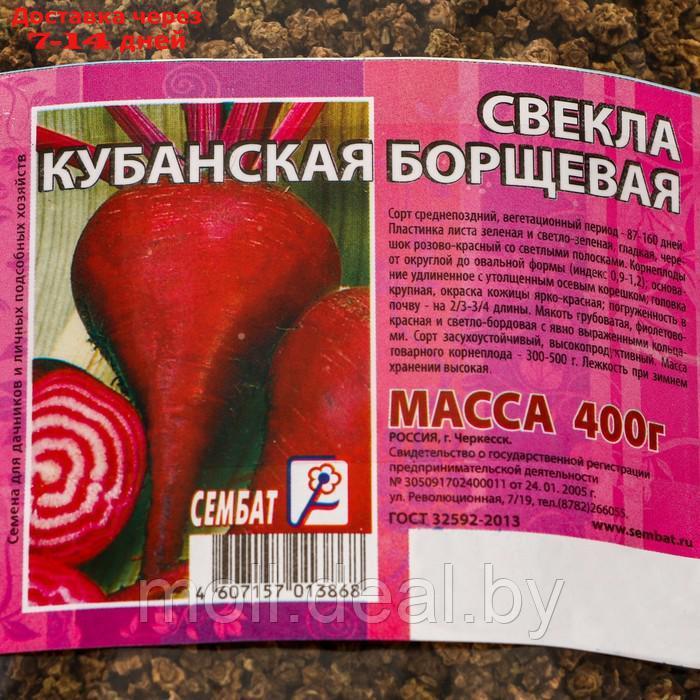 Семена Свекла "Кубанская Борщевая", 400 г - фото 2 - id-p198326746