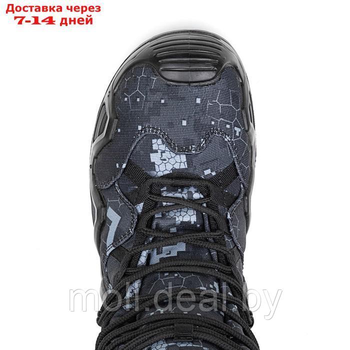 Ботинки треккинговые демисезонные Elkland 173, черный камуфляж, размер 44 - фото 5 - id-p198327764