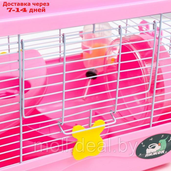 Клетка для грызунов "Пижон", 31 х 24 х 30 см, розовая - фото 8 - id-p198320025
