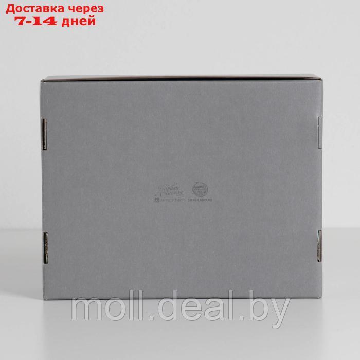 Коробка двухсторонняя складная "Текстура", 27 × 21 × 9 см - фото 4 - id-p198327848