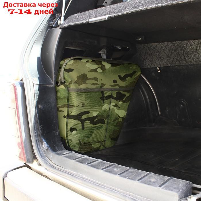 Сумка-вкладыш в багажник Lada Niva 4x4, 2 шт, оксфорд 600, multicam - фото 1 - id-p198314903