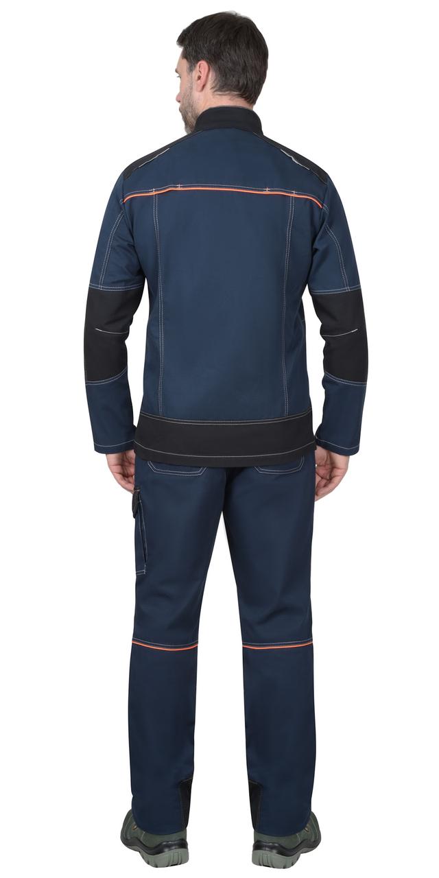 Костюм СИРИУС-ШАТЛ-РОСС куртка, полукомбинезон, синий с черным - фото 3 - id-p198360949