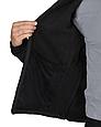 Куртка "СИРИУС-Азов" с капюшоном черный софтшелл пл 350 г/кв.м, фото 4
