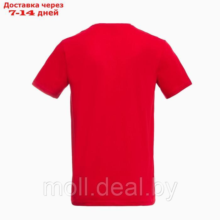 Футболка мужская, цвет красный, размер XL - фото 3 - id-p198323265