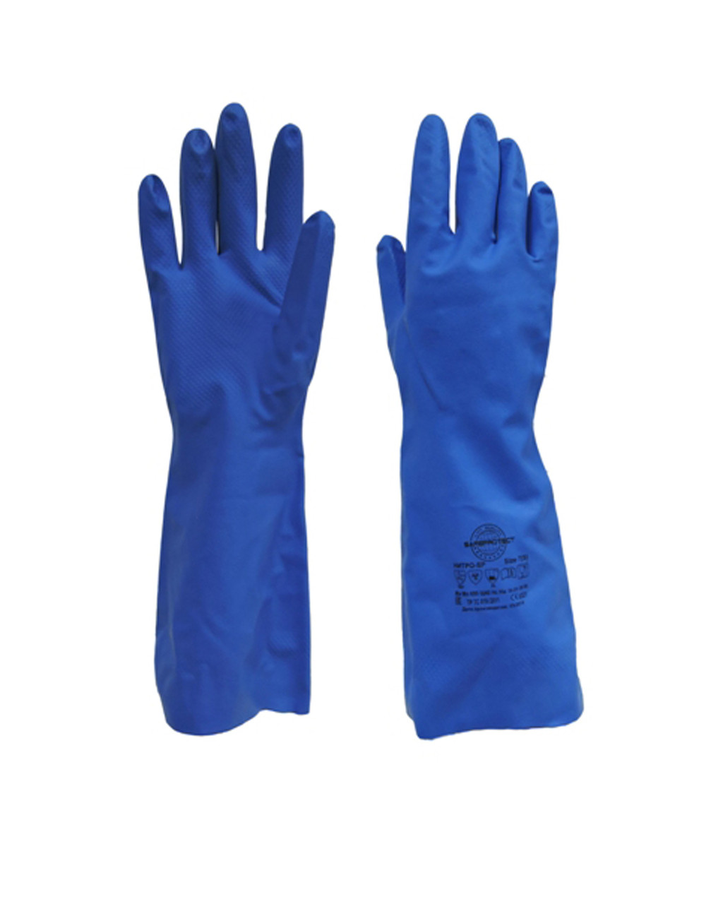 Перчатки Safeprotect НИТРО-SP (нитрил, толщ.0,28мм, дл.330мм) - фото 1 - id-p198361026