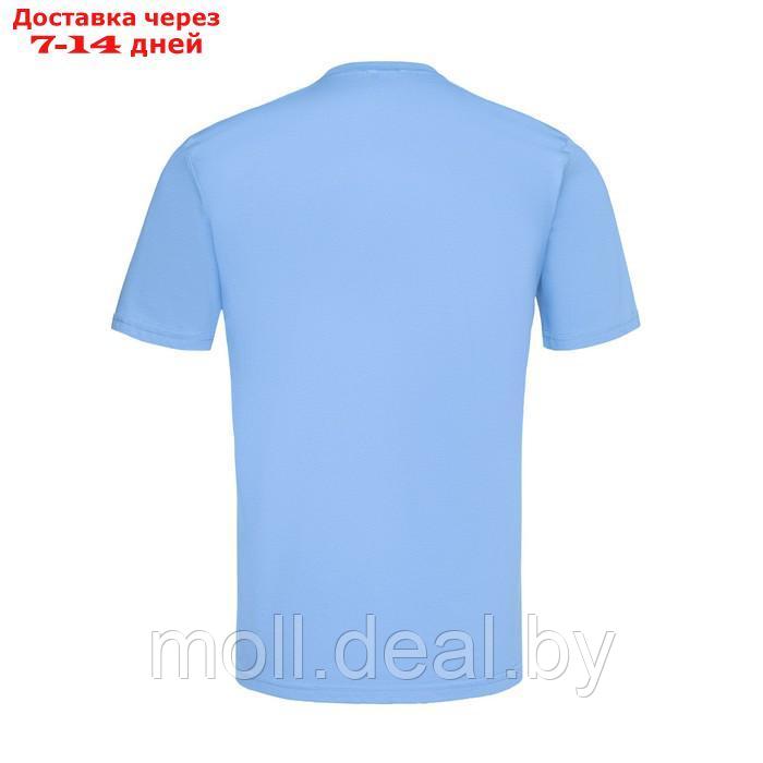 Футболка мужская , цвет голубой, размер L - фото 2 - id-p198323324