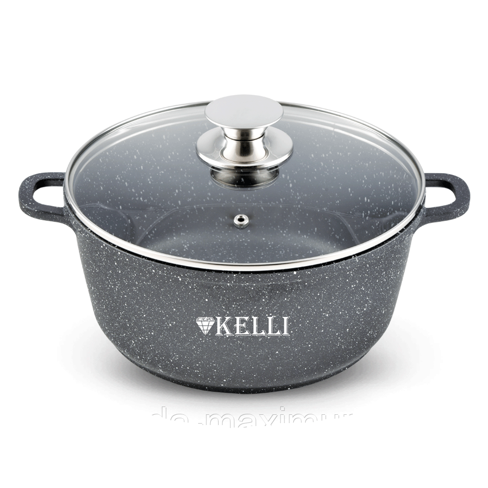 Кастрюля Антипригарное мраморное покрытие Kelli - KL-4022-20