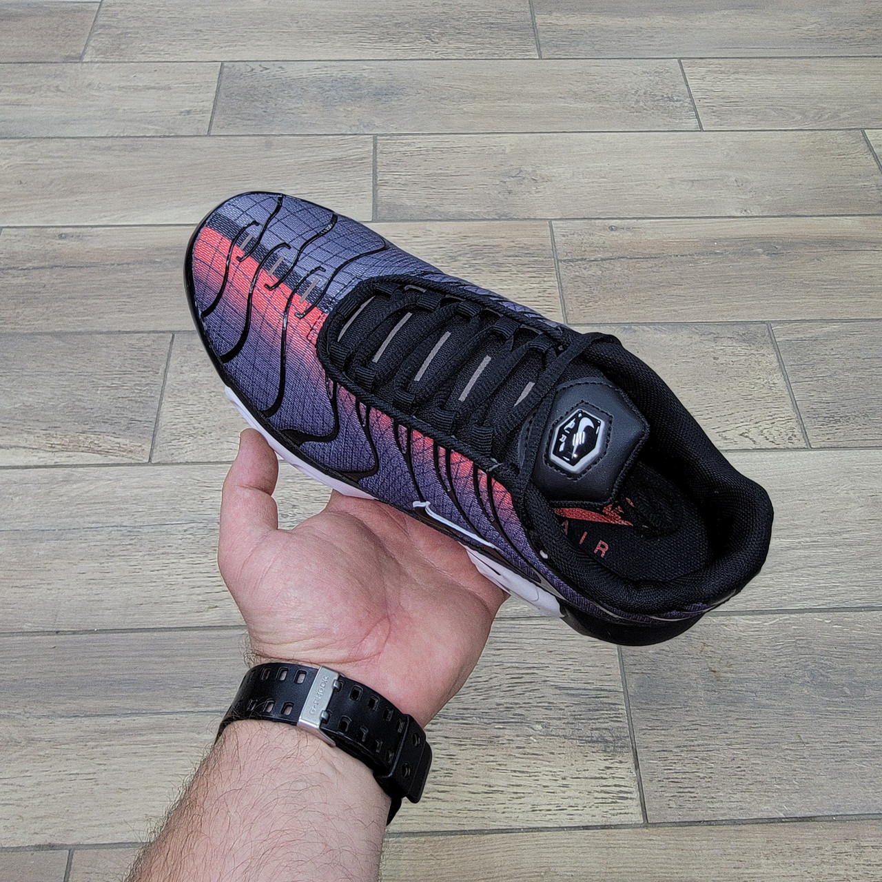 Кроссовки Nike Air Max Plus Grey Black Red White - фото 6 - id-p187772996