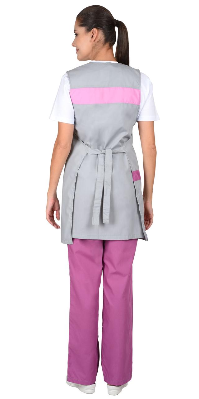 Комплект СИРИУС-ГАЛАТЕЯ женский серый с розовым - фото 2 - id-p198358925