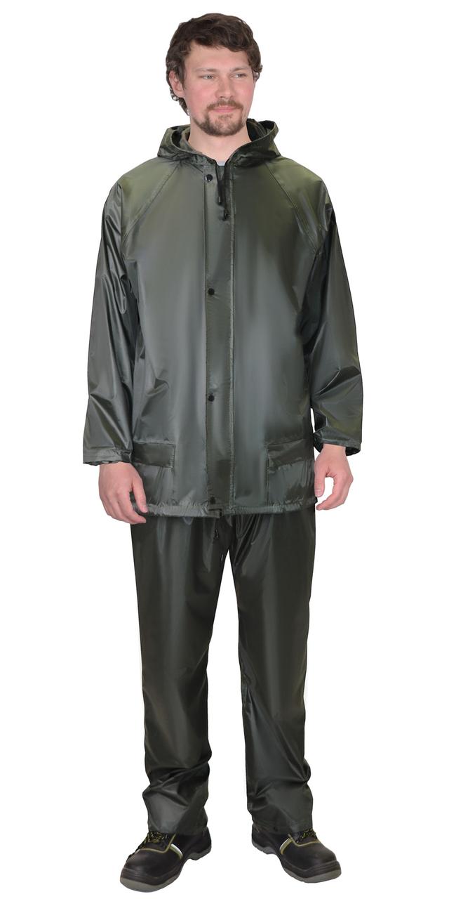 Костюм влагозащитный SIRIUS Стандарт (210 гр/м2) зеленый (ЧЗ)