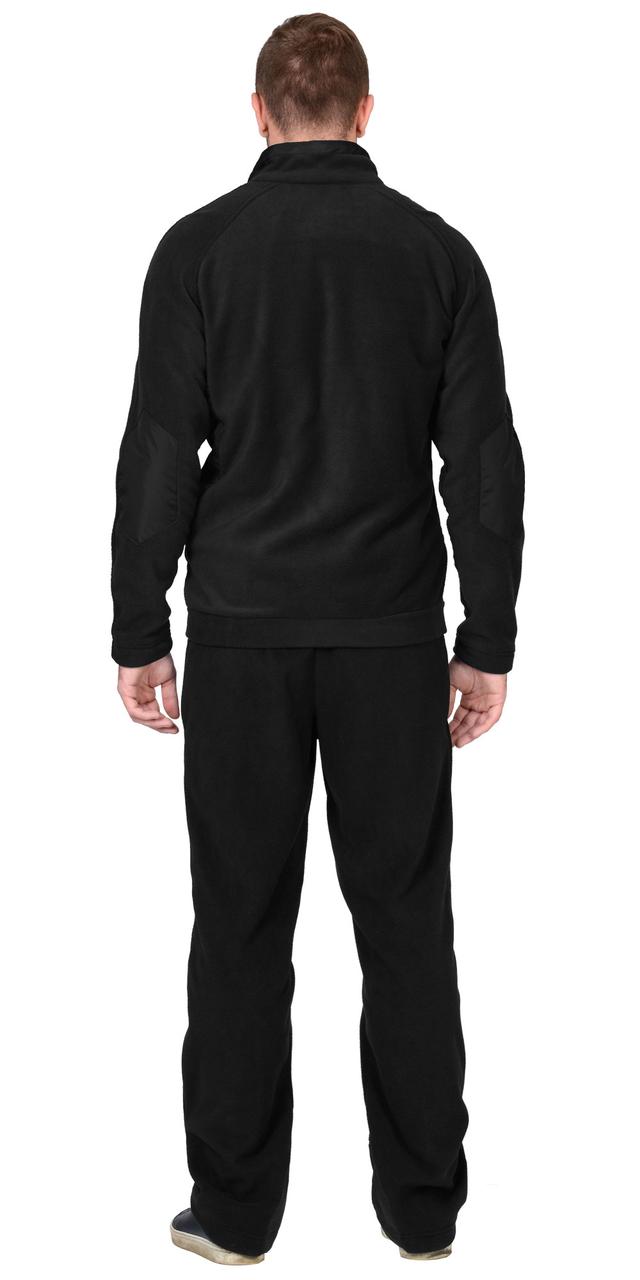 Куртка флисовая СИРИУС-АКТИВ черная с черной отделкой - фото 2 - id-p198357923
