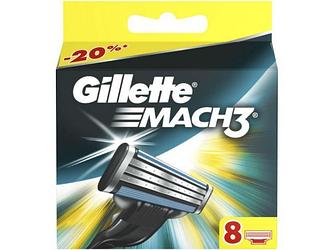 Кассеты сменные для бритвы Mach 3 8 шт. Gillette