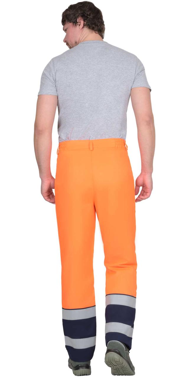 Костюм СИРИУС-ТЕРМИНАЛ-3-РОСС куртка, брюки оранжевая с темно-синим - фото 6 - id-p198360022