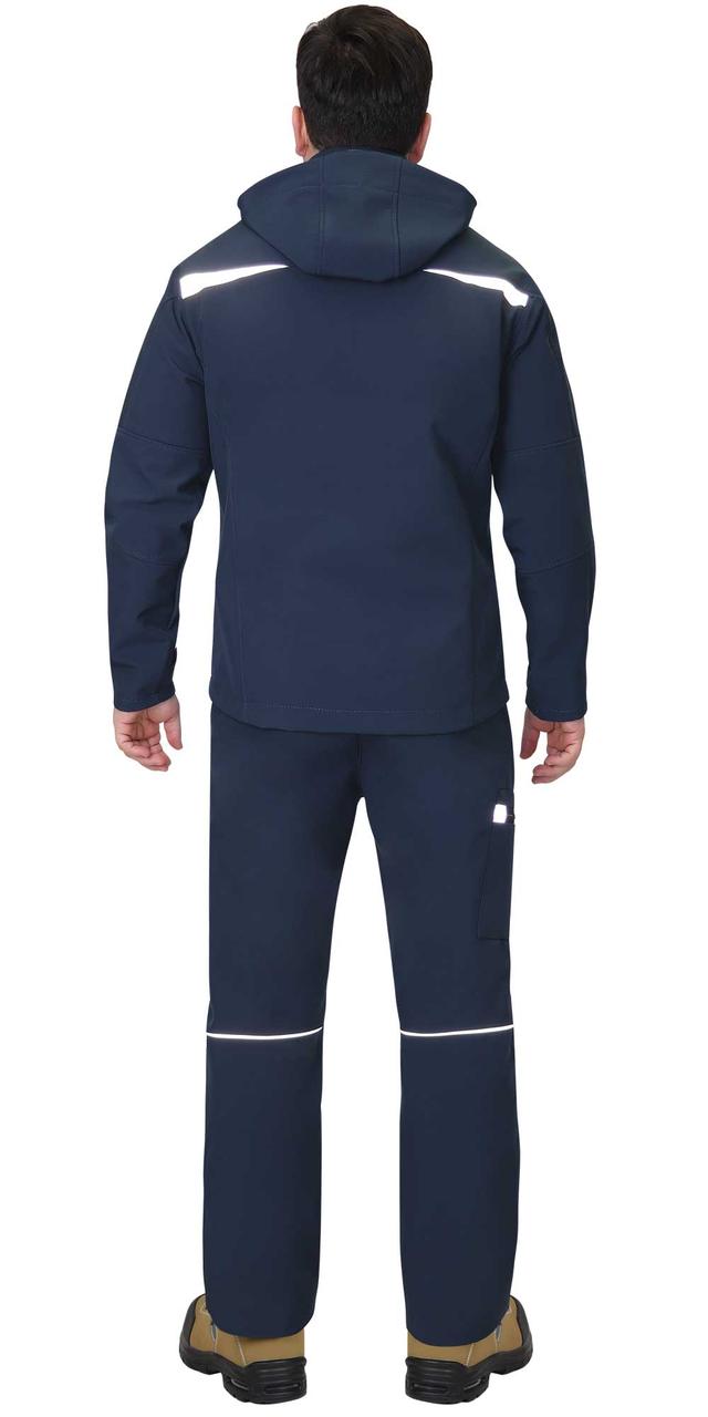 Костюм "СИРИУС-Спейс" куртка, брюки, софтшелл синий - фото 2 - id-p198360026