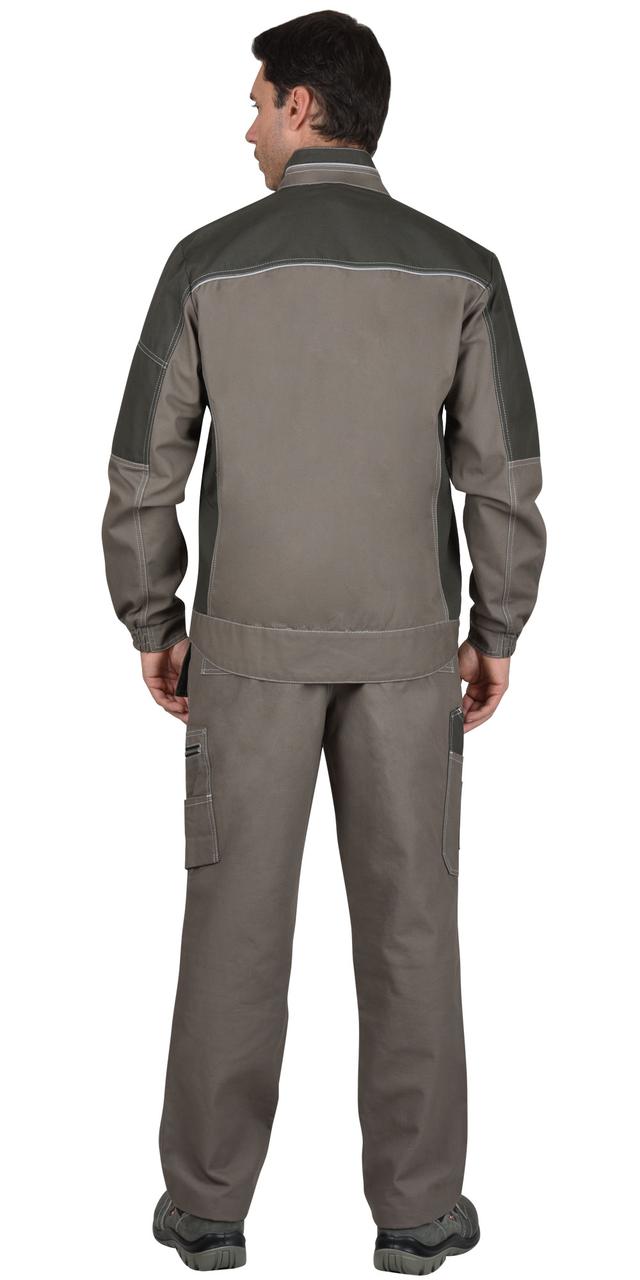 Куртка "СИРИУС-ТОКИО" т. песочный с хаки 100&#37;х/б пл. 265 г/кв.м - фото 2 - id-p198357987