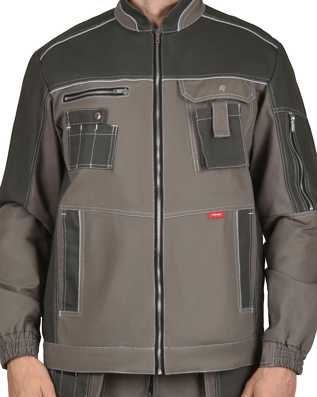 Куртка "СИРИУС-ТОКИО" т. песочный с хаки 100&#37;х/б пл. 265 г/кв.м - фото 6 - id-p198357987