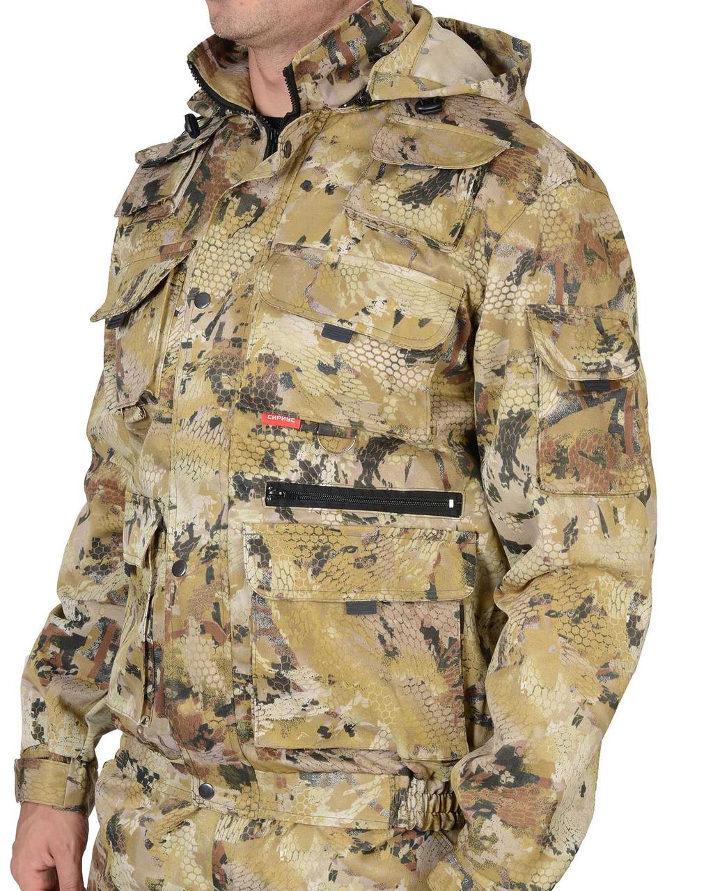 Костюм СИРИУС-ПУМА куртка, брюки (тк. Грета 210) КМФ Саванна - фото 6 - id-p198359063