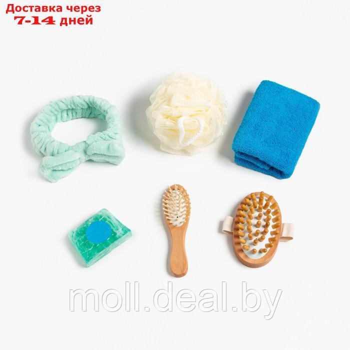 Набор подарочный Этель Soap party полотенце и аксс (5 предм) - фото 2 - id-p198321166