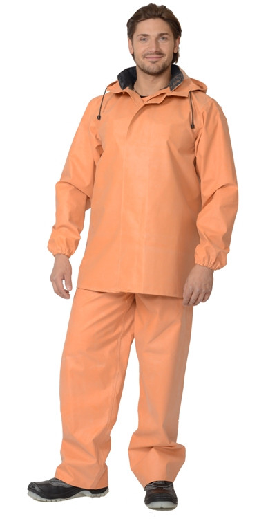 Костюм рыбака (500 гр/м2) (тип Рокон-Букса) оранжевый, арт.1045 - фото 2 - id-p198359068