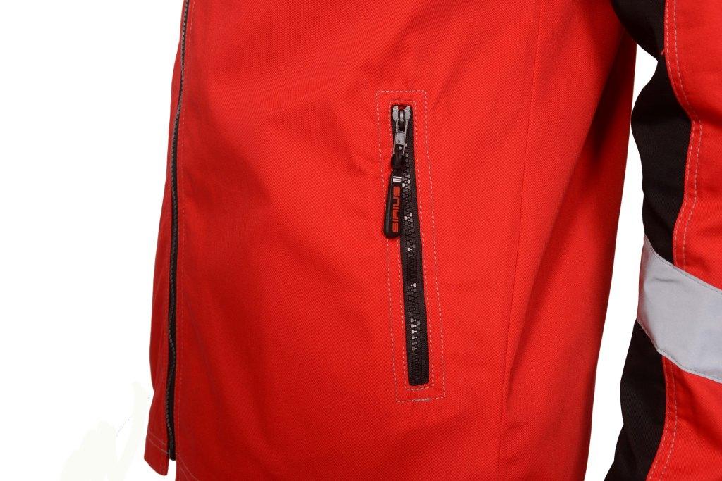Костюм СИРИУС-СИДНЕЙ куртка, брюки красный с черным - фото 5 - id-p198358033