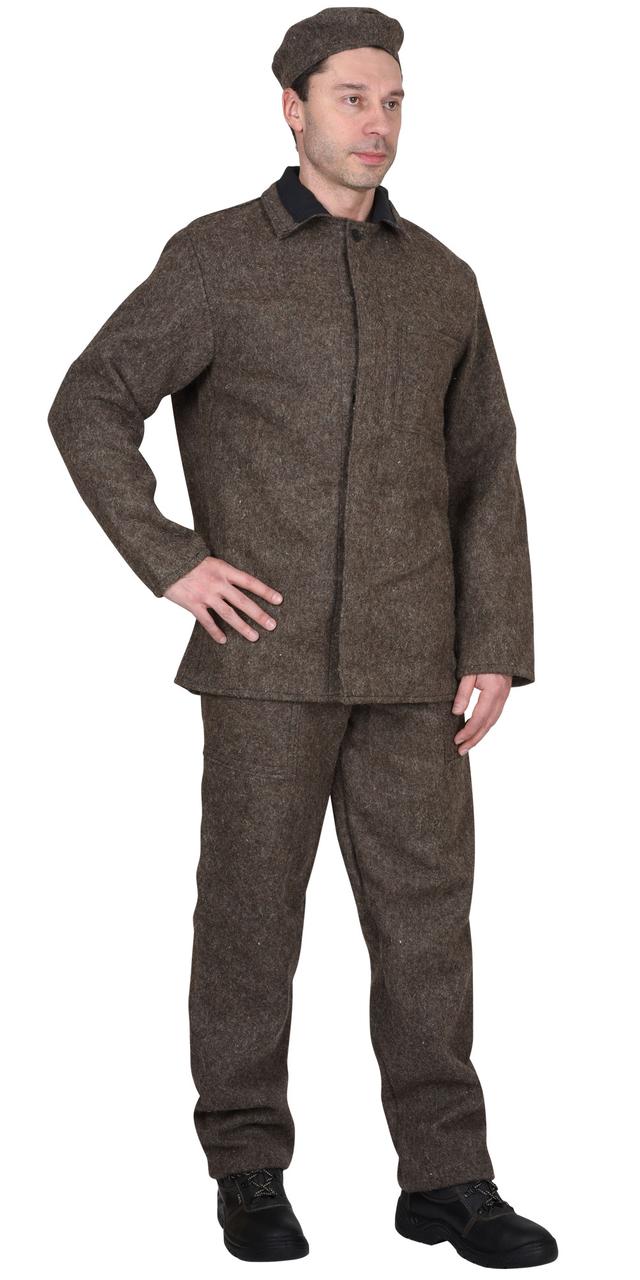 Костюм КЩС суконный: куртка, брюки, берет серый - фото 1 - id-p198359140
