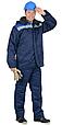 Костюм "СИРИУС-БРИГАДИР" куртка, брюки, синий с васильковым и СОП, фото 2