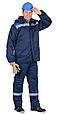 Костюм "СИРИУС-Бригадир" куртка, полукомбинезон, синий с васильковым и СОП, фото 2