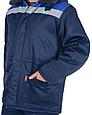 Костюм "СИРИУС-Бригадир" куртка, полукомбинезон, синий с васильковым и СОП, фото 7